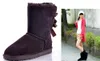 БЕСПЛАТНАЯ ДОСТАВКА 2018 Оптом! New Fashion Australia Classic New Womens Boots Bailey Bow Boots Boots Snow Boots for Women Boot.