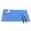 Jankng 4 stks / partij Heat-Geïsoleerde Tafel Mat Classic Flower Design PVC Pad Placemat Restaurant Keuken Dinning Dish Pad Table Mat Free Shippin