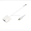 50pcs Thunderbolt Displayport Display port Mini DP to VGA Adapter Converter Cable for MacBook PC Retail Pack White