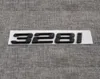 Black "328 I" Litery Paga Litery Emblem Naklejka Naklejka na BMW 3 Series 328i