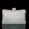 Hot Royal Women's Lady Fashion Swarovski Crystal Soirée Pochette Sac à main Sac à main Sac à bandoulière Mariage Sac de mariée Accessoires - DT3296