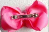 45inch Baby Girl Solid double Ribbon Hair Bows clips196 colorsbaby Hairband Two Layer Hairbow girl Hair headband Hair Sticks 302923310