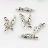 MIC 150pcs alte silberne Legierung Ballet Slipper Pointe Schuh Charme Anhänger DIY Schmuck 6,5 * 23mm