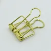 3 Taille Squelette Binder Clips Métallique Évider Notes Lettre Trombone DIY signet Fournitures De Bureau Clip Holder Multi-couleur En Gros