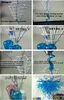 독특한 디자인 중국에서 만든 최고 품질의 램프 핸드 블로우 유리 사용자 정의 수제 샹들리에 호텔 홀 장식 붕 규산 펜던트 램프