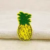 10st Frukt Broderade fläckar för Kläder Strykjärn På Transfer Applique Ananas Patch för Kid Jeans Väskor DIY Sy på broderi klistermärken