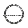 Inserto per castone 8 Colos per adattarsi a ROX Sub 40.0mm Blu Nero Verde / Bianco / Oro Lunetta in ceramica PureTime Accessori per orologi Ricambi per orologi