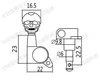 6R Svart gitarrtillbehör för elektriska gitarrsträngar Skullknapp Tuning Pinnar Keys Tuner Machine Heads Guitar Parts6299035