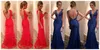 Suknia wieczorowa V-Neck Z Długim Rękawem Backless Wysokiej Jakości Custom Made Mermaid Royal Blue Koronki Formalna Piętro Długość Sexy Moda Długie Suknie Prom