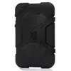 Caso de silicone macio à prova d 'água tablet PC para Samsung Galaxy P3200 7 polegadas Militarias Extrema Resistente à prova de choque com protetor de tela Kickstand Stand Cover