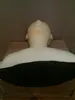 Têtes de mannequin de massage en caoutchouc souple maquillage formation pratique mannequin tête épaule buste d'os fermés yeux mannequin