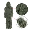 3Dユニバーサルカモフラージュスーツウッドランド衣服調整可能なサイズ狩猟軍の屋外スナイパーセットキット8899473
