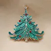 Broche en or pour arbre étoile de noël, broches en strass pour femmes, épingles pour écharpe de mariage, cadeaux de noël, Lots de 10 pièces