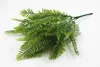 Fiori artificiali Foglie Piante Piuttosto realistica Plastica persiana Erba Lysimachia Fern decorazione floreale G923