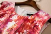 Мода Print Womenfashion Print Женщины A-Line Платье без рукавов Платья без рукавов 109A719 Платья без рукавов 109A719