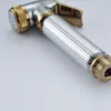 Chrome & Golden Hand-held Toilet Plating Spray Nozzle Sprinkler Shower Head Bidet