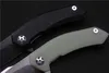 Gratis frakt, högkvalitativt MIKER Folding knivblad: 440C (fläck / svart), handtag G10, utomhus campingjakt handverktyg, grossist.