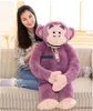 Dorimytrader 135cm Jumbo Stuffed Animal Orangutan Toy Plush Soft Funny 53039039 Cartoon Monkey Doll 3 Colors DY610624939833