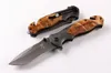 Browning x50 Flipper Tactical Folding Knives 5CR15Mov 57HRC Titanium Camping Jakt Survival Pocket Wood Handle Utility EDC Collection