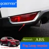 QCBXYYXH CARSTYLING 2PCS ABS Front Fog Light Trim Cover för Mazda CX5 2017 2018 Bakre dimlampa Externa paljetter Tillbehör7206092