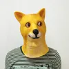 Máscaras de Cão animal Novidade Látex Halloween Partido Custume Doggy Head Mask para Adulto Teatro Prop frete grátis