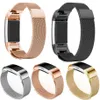 Nowy magnetyczny metalowy opaska z pętli Milanese do Fitbit Charge 2 Charge2 Opaska na rękę zegarek ze stali nierdzewnej Bransoletka Bransoletka Bransoletka Zastąpienie siatki