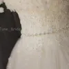 Hoge kwaliteit bruidssjerp glas kristal strass bruidsriem bruidsaccessoire speciale gelegenheid jurk sjerp casual riem met lint1543953