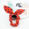 Mix Style Hair Ornaments Polka Dot Rabbit Ears Elastic Hair Bands Girl Headwear Headband Scrunchy Children Hair Tie Ring1410661