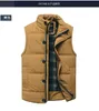 الخريف سستة المفاجئة placket الشتاء رجل عارضة سترة زائد الحجم M-3XL العلامة التجارية الجديدة جيب تصميم الماندرين طوق الرجال الدافئة صدرية