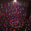 Farben ändern DJ Bühnenlichter Magic Effect Disco Stücke Bühne Ball Licht mit Fernbedienung MP3 Play Xmas Party Rotationspunkt L6337796