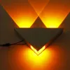 جديد نمط kitop 9 واط الألومنيوم مثلث الصمام الجدار مصباح AC85-265V عالية الطاقة الصمام الإضاءة المنزلية الحديثة داخلي وخارجي الديكور