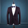 Vente en gros-2016 Nouvelle Arrivée Costume Veste De Mode Costume À Carreaux Plus La Taille Marque-Vêtements Hommes Blazer Veste 2 Couleurs Jaquetas Masculinas 102Q50
