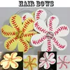 En gros 2016 nouveau Softball ou baseball Fleur Accessoire et pince à cheveux, softball cheveux arcs Hairbow rapide gratuit DHL 100 pcs