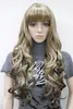 11 colors Long Wavy Bangs Women Natural Daily wig Hivision beautiful charming New3790071