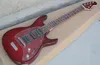 Custom Music Man Steve Morse Y2D RED Sunburst Electric Guitar Flame Maple top