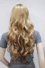 11 kolorów długie faliste grzywki kobiety naturalny codzienny peruk