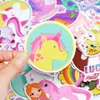 30st söta unicorn anpassade klistermärken affisch väggklistermärken för rum Hem Laptop Skateboard Bagagebil Barn DIY Cartoon styling klistermärke
