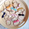 Baby Nude Nylon Headband - 3inch Leatherette Petal Bow Headband / Hairtie Kids Hair Bands Acessórios de cabelo! 50 pcs /