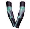 black camo Compression Elbow Arm Sleeves baseball sleeve Bike Golf live and die Arm Sleeve Cover Warmers UV Sun Protection sleeve