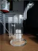 Bongs Mobius Big Glass Bongs Стеклянная труба двойная переработка водяной трубы Perc с 18 мм суставов № ZB