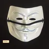 Vendetta Maskesi Guy Fawkes Anonim fantezi Cosplay kostüm cadılar bayramı yüz maskesi Masquerade Maske (yetişkin boyutu)