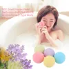 Liten storlek Hem Hotell Badrum Bath Boll Bomb Aromaterapi Typ Body Cleaner Handgjorda Bad Salt Present 40g Diameter: 4cm