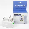 Adaptador de enchufe internacional universal todo en uno Adaptador de cargador de corriente alterna de viaje mundial con enchufe convertidor AU US UK EU 50pcs / lot