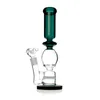 Mix color Glass Bongs straight type percolators glass water pipes for smoking with 18mm female joint wholesale