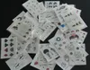 100pcs 710 cm Waterproof Waterproof Tattoos tymczasowe tatuaże