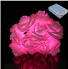 5m 50 Led String Fairy Lights Battery Operated Rose Flowers Flash Lights Garland For Wedding Garden Party Decoration