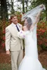 Vender capela comprimento branco marfim corte véu véu cabeça de noiva para véu de casamento dois camada nupcial véu 247