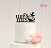 10 pezzi topper per torta nuziale in acrilico con scritta MrMrs decorazione per matrimonio toppers per torta per matrimoni nome personalizzato data sposo sposa