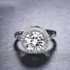 Vecalon Crown Womans мода ювелирное кольцо 4CT CZ Diamond 925 стерлингового серебра съедобное кольцо для женщин подарок