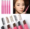 High quality Waterproof Permanent Powder Pen Makeup Eyebrow Powder Color Cosmetic Black Brown Eye Brow Liner Shaper Eyebrow Makeup Gift